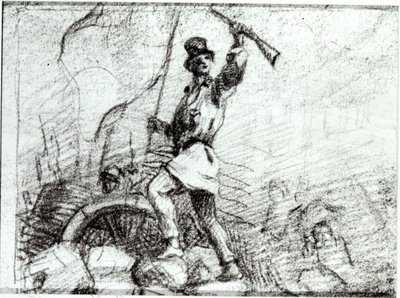 The Barricade by Gustave Courbet